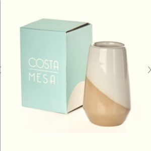 💗Costa Mesa Isla Two-Tone Decorative Vase *NWT*